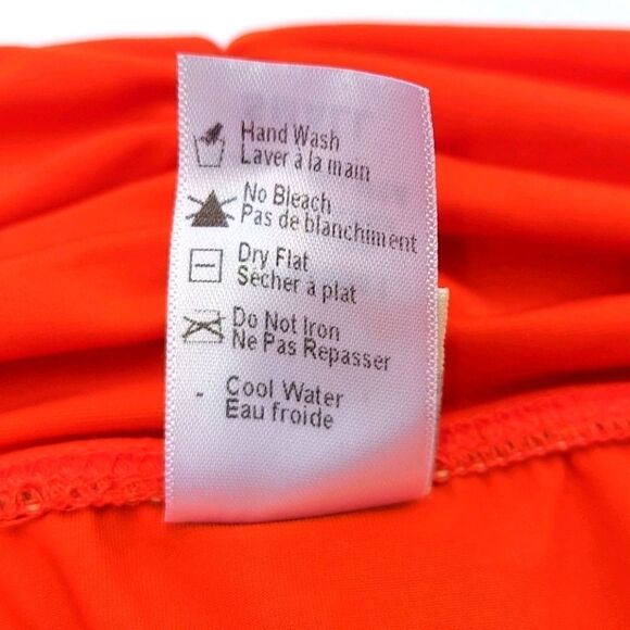 L*Space Orange Leopard Print Cheeky Bikini Bottom - Picture 5 of 7